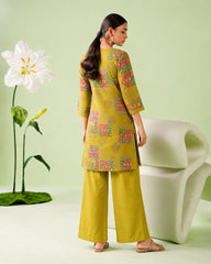 Larqi Mustard Printed Tunic Co-Ords - image 4