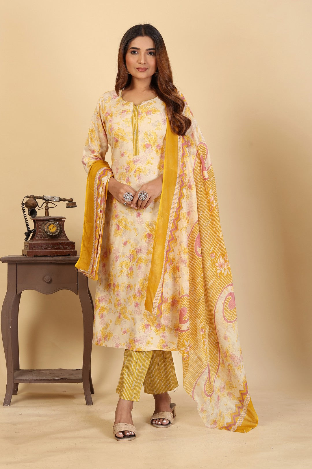 Larqi Women Pure Cotton Pink 3 Pcs Set