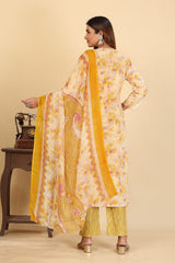Larqi Women Pure Cotton Pink 3 Pcs Set
