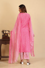 Larqi Women Pure Cotton Green 3 Pcs Set
