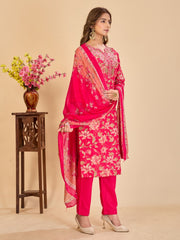Larqi Women Pure Cotton Pink 3 Pcs Set