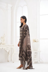 Larqi Women Pure Cotton Grey 3 Pcs Set