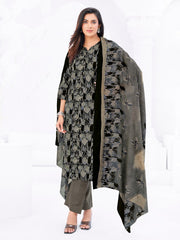 Larqi Women Pure Cotton Black 3 Pcs Set