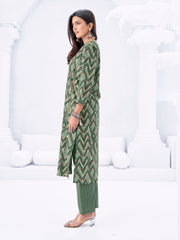 Larqi Women Pure Cotton Green 3 Pcs Set