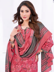 Larqi Women Pure Cotton Pink 3 Pcs Set
