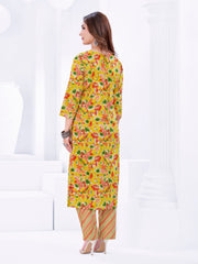 Larqi Women Pure Cotton Yellow 3 Pcs Set