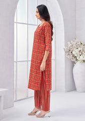 Larqi Women Pure Cotton Orange 3 Pcs Set