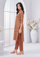Larqi Women Pure Cotton Rust 3 Pcs Set