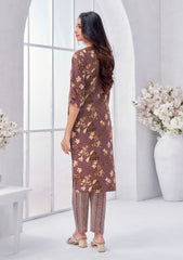 Larqi Women Pure Cotton Purple 3 Pcs Set