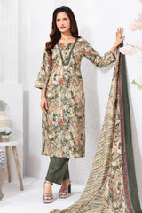 Larqi Women Pure Cotton Cream 3 Pcs Set