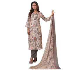 Larqi Women Pure Cotton Cream 3 Pcs Set