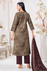 Larqi Women Pure Cotton Beige 3 Pcs Set