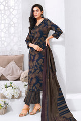 Larqi Women Pure Cotton Navy Blue 3 Pcs Set