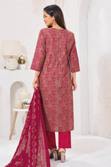Larqi Women Pure Cotton Pink 3 Pcs Set