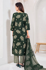 Larqi Women Pure Cotton Green 3 Pcs Set
