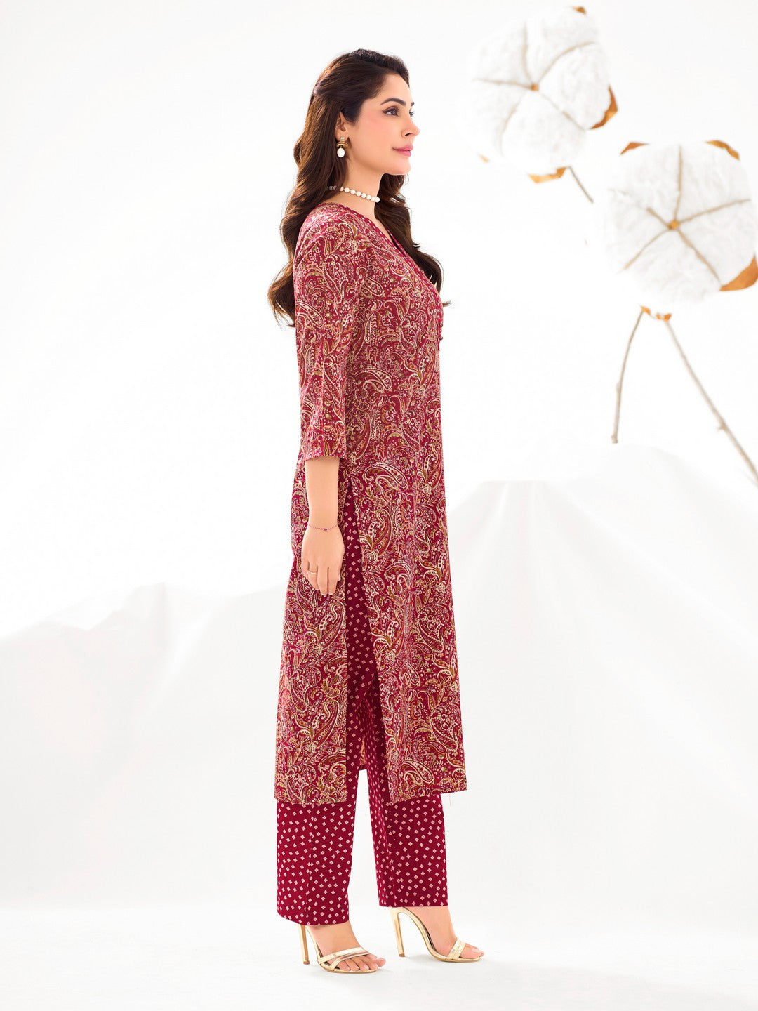 Larqi Women Pure Cotton 3 Pcs Set
