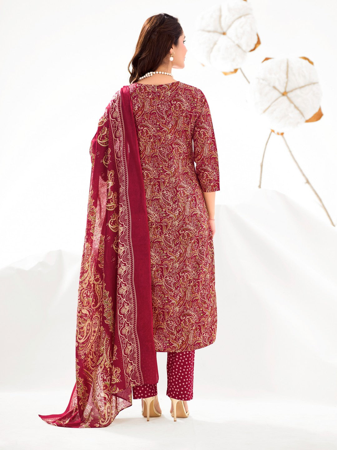 Larqi Women Pure Cotton 3 Pcs Set