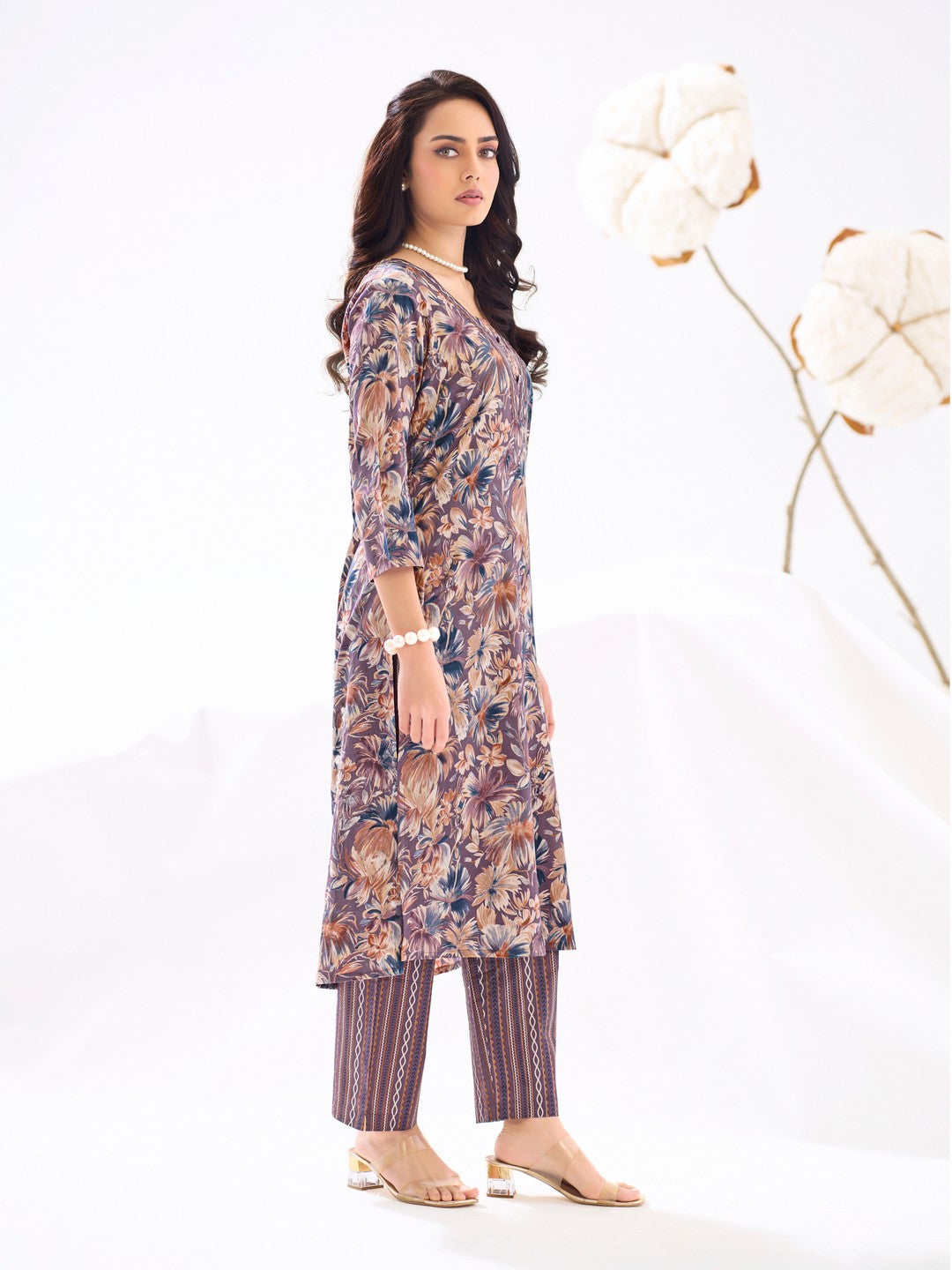 Larqi Women Pure Cotton 3 Pcs Set