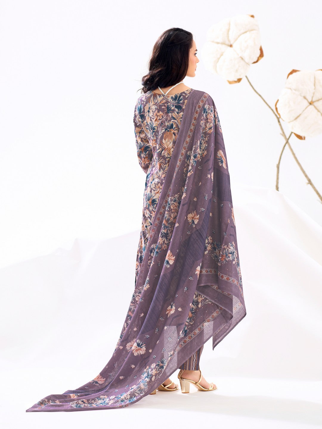 Larqi Women Pure Cotton 3 Pcs Set