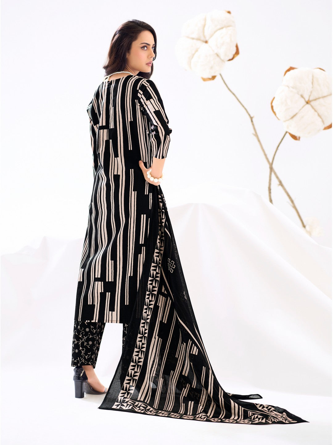 Larqi Women Pure Cotton 3 Pcs Set