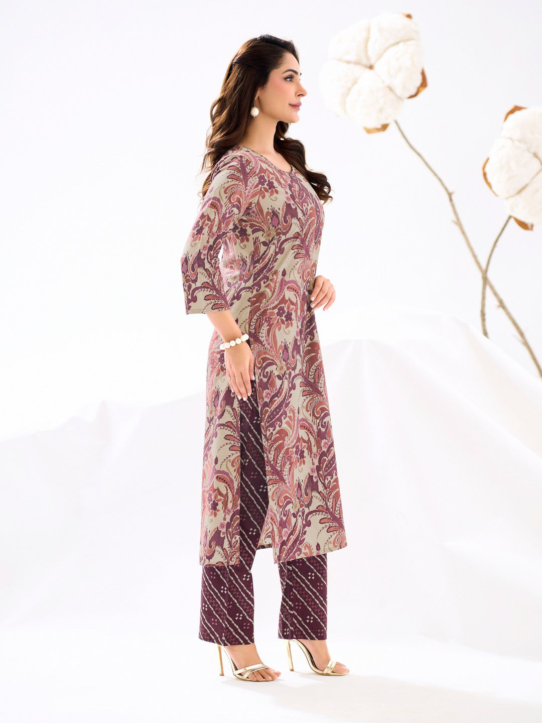 Larqi Women Pure Cotton 3 Pcs Set
