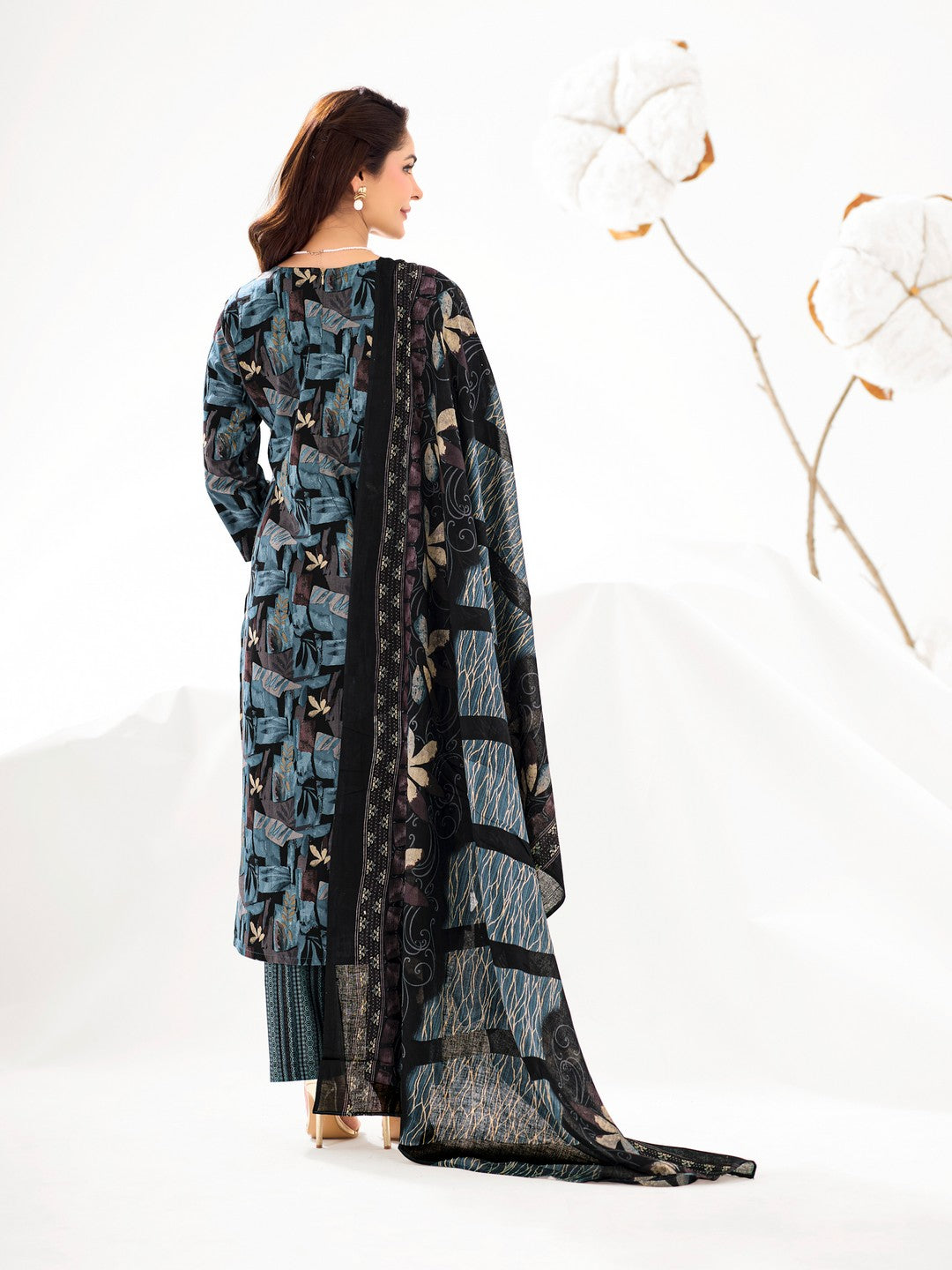 Larqi Women Pure Cotton 3 Pcs Set
