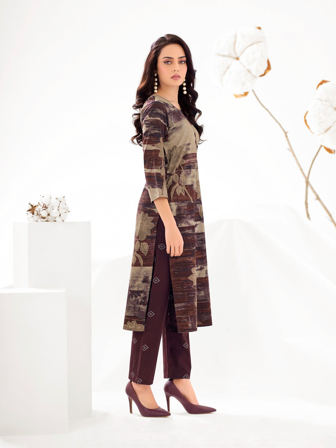Larqi Women Pure Cotton 3 Pcs Set