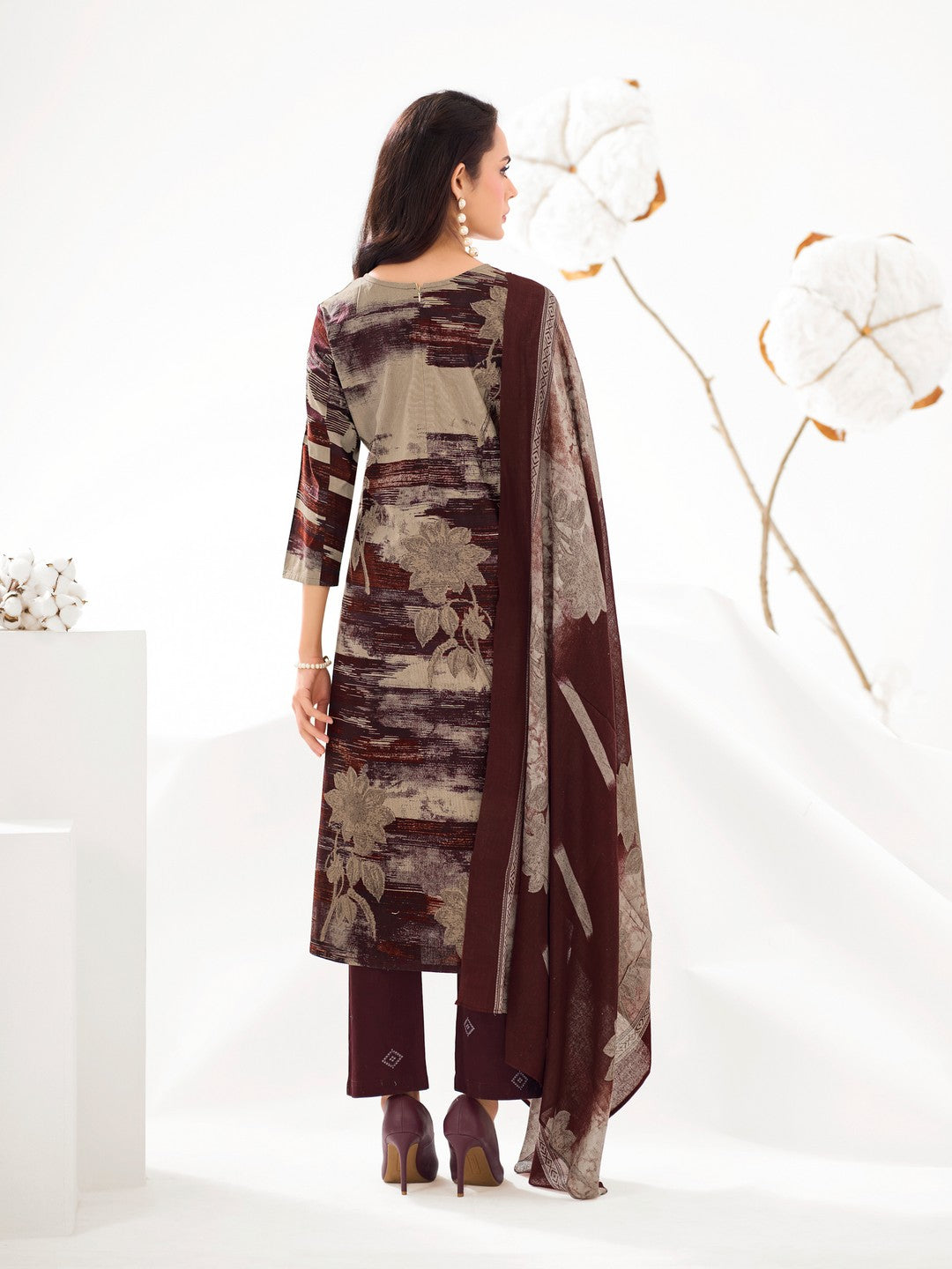 Larqi Women Pure Cotton 3 Pcs Set