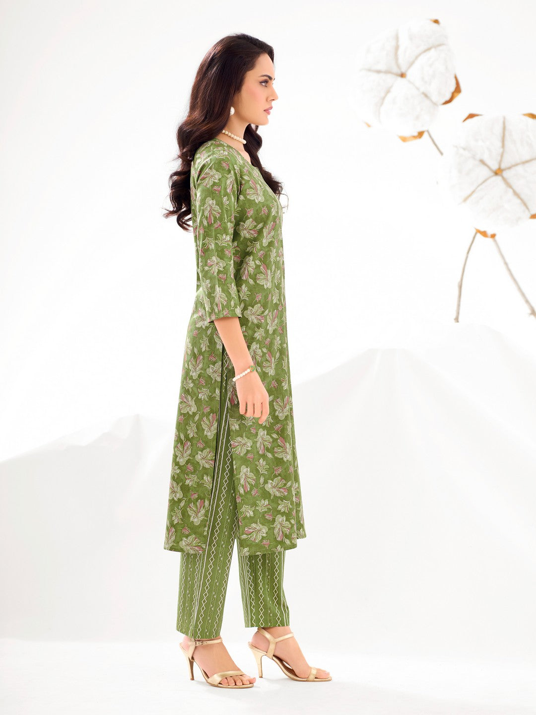Larqi Women Pure Cotton 3 Pcs Set