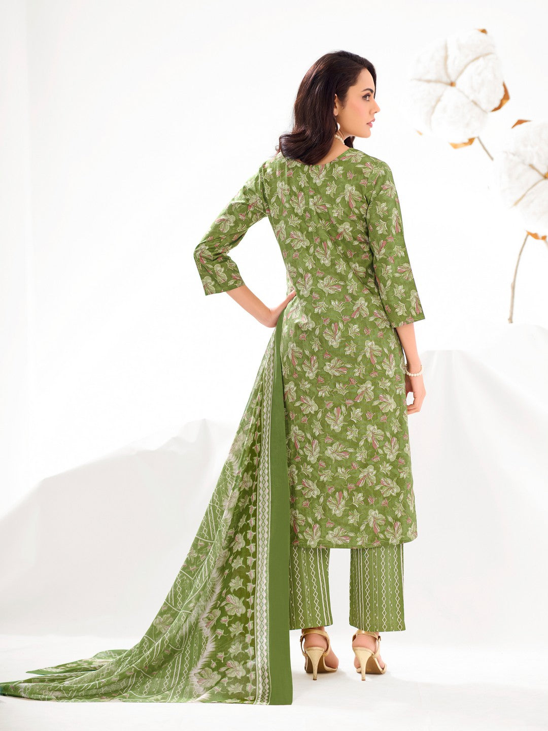 Larqi Women Pure Cotton 3 Pcs Set