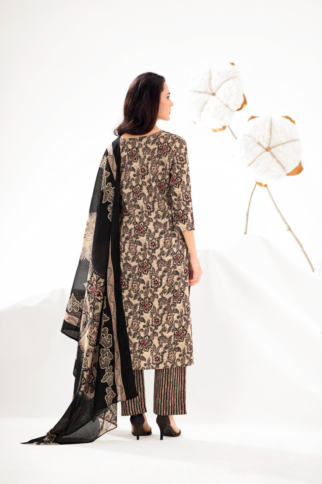 Larqi Women Pure Cotton 3 Pcs Set