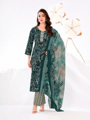 Larqi Women Pure Cotton 3 Pcs Set