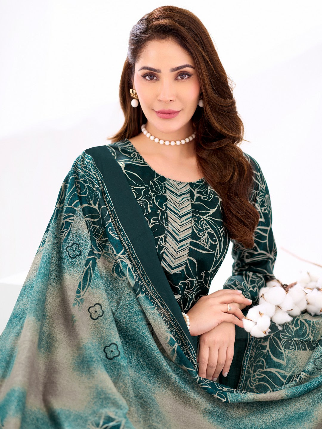 Larqi Women Pure Cotton 3 Pcs Set