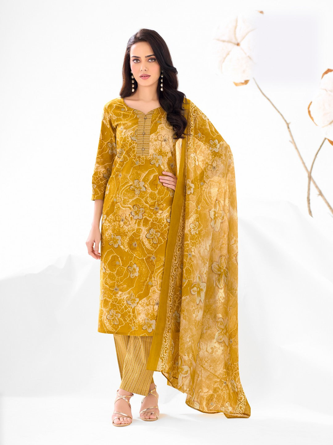 Larqi Women Pure Cotton 3 Pcs Set