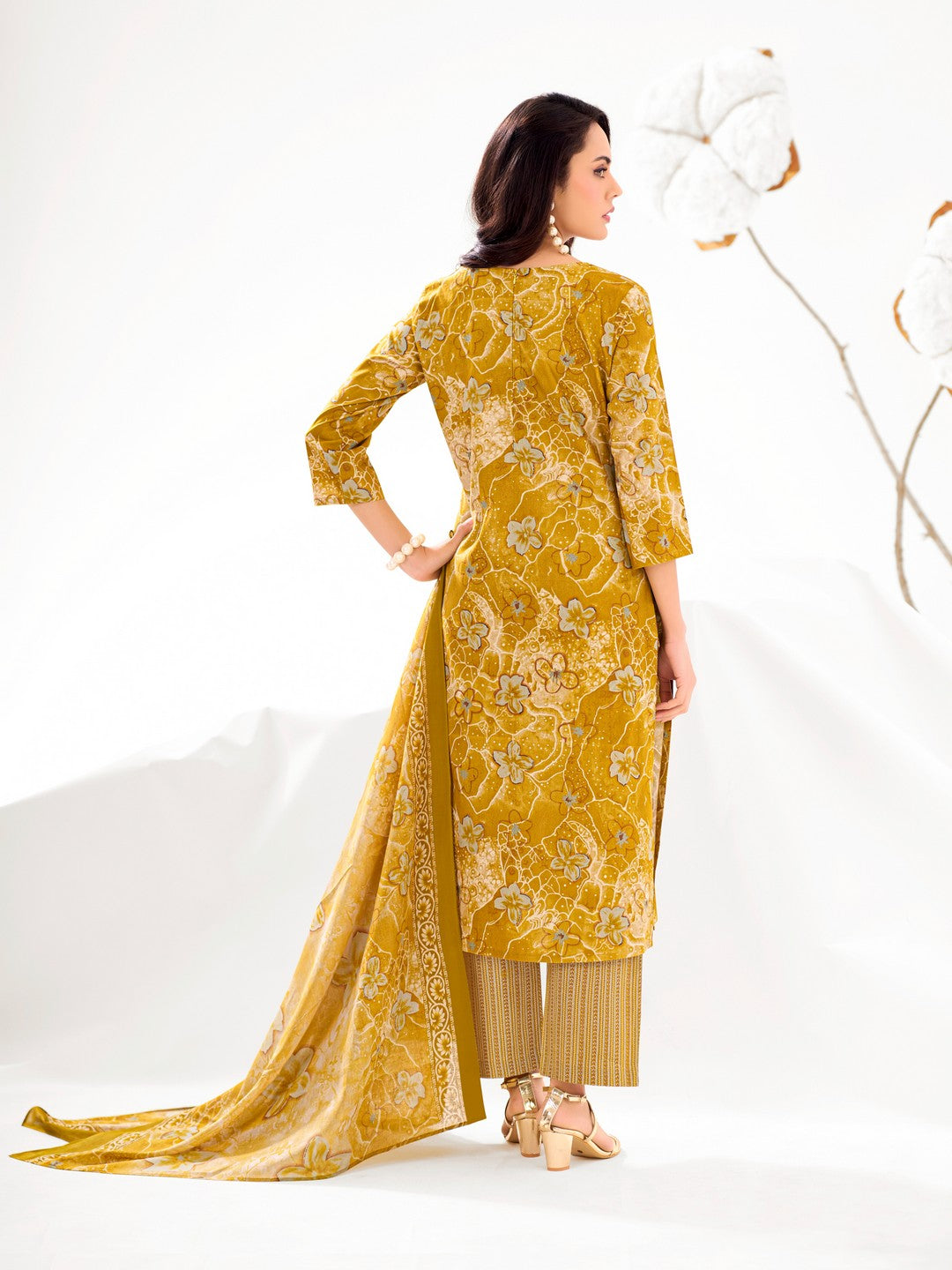 Larqi Women Pure Cotton 3 Pcs Set