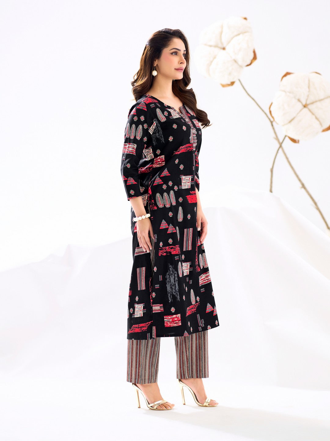 Larqi Women Pure Cotton 3 Pcs Set