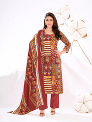 Larqi Women Pure Cotton 3 Pcs Set