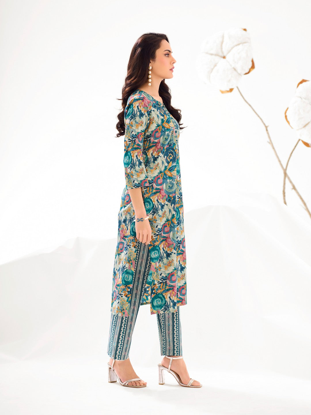 Larqi Women Pure Cotton 3 Pcs Set