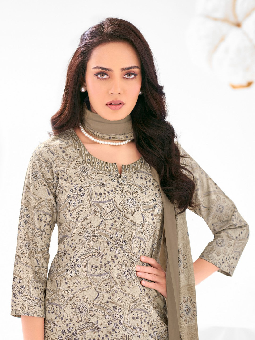 Larqi Women Pure Cotton 3 Pcs Set