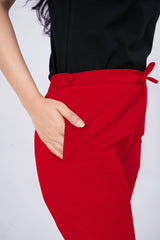 LarQi Light Red Stretch Pants