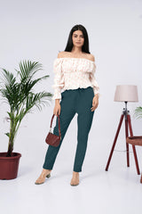 LarQi Spring Green Stretch Pants