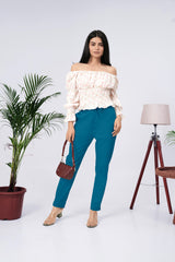 LarQi Light Green Stretch Pants