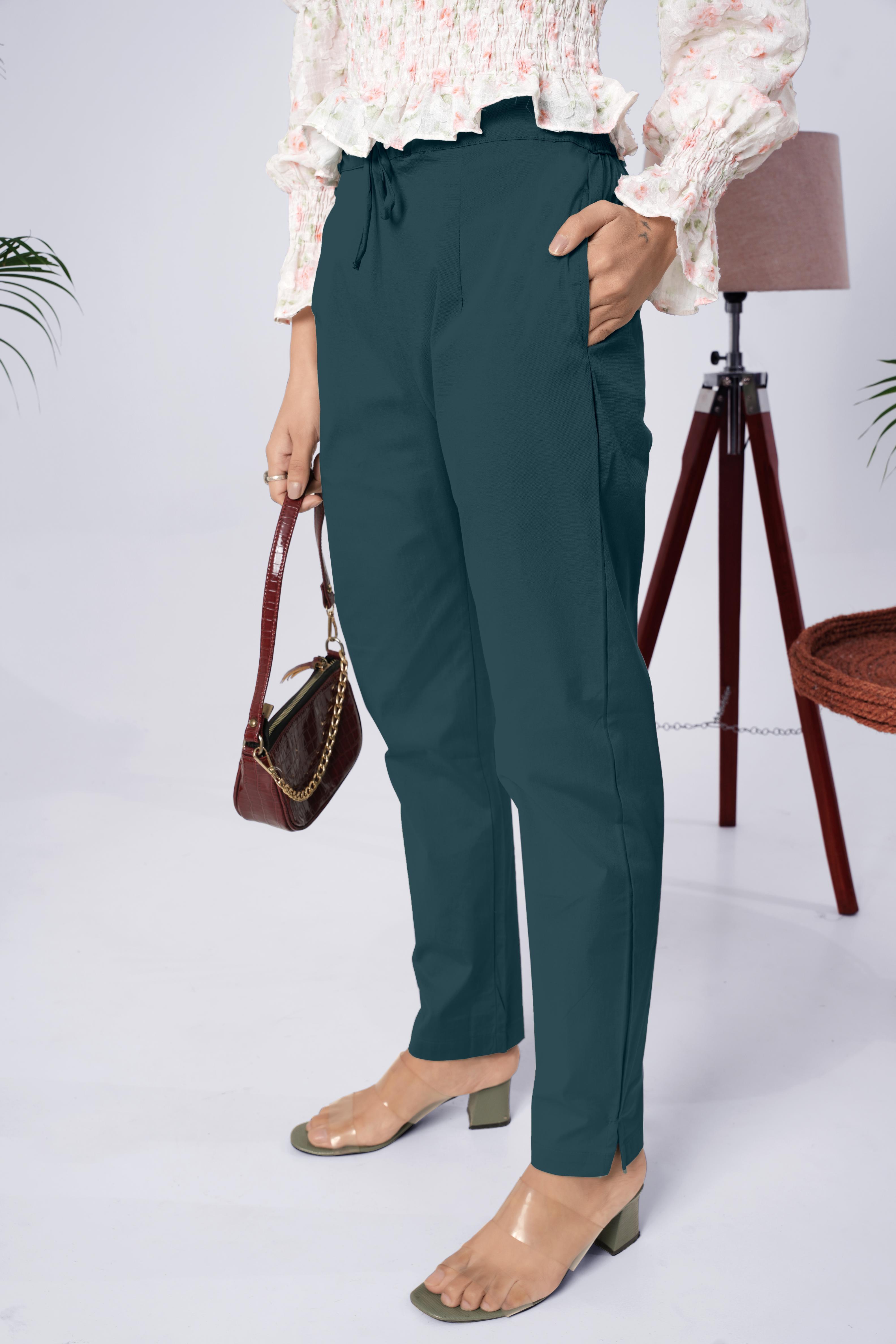 LarQi Spring Green Stretch Pants