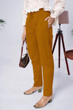 LarQi Mustard Stretch Pants