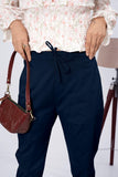 LarQi Teal Blue Stretch Pants