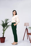 LarQi Bottle Green Stretch Pants
