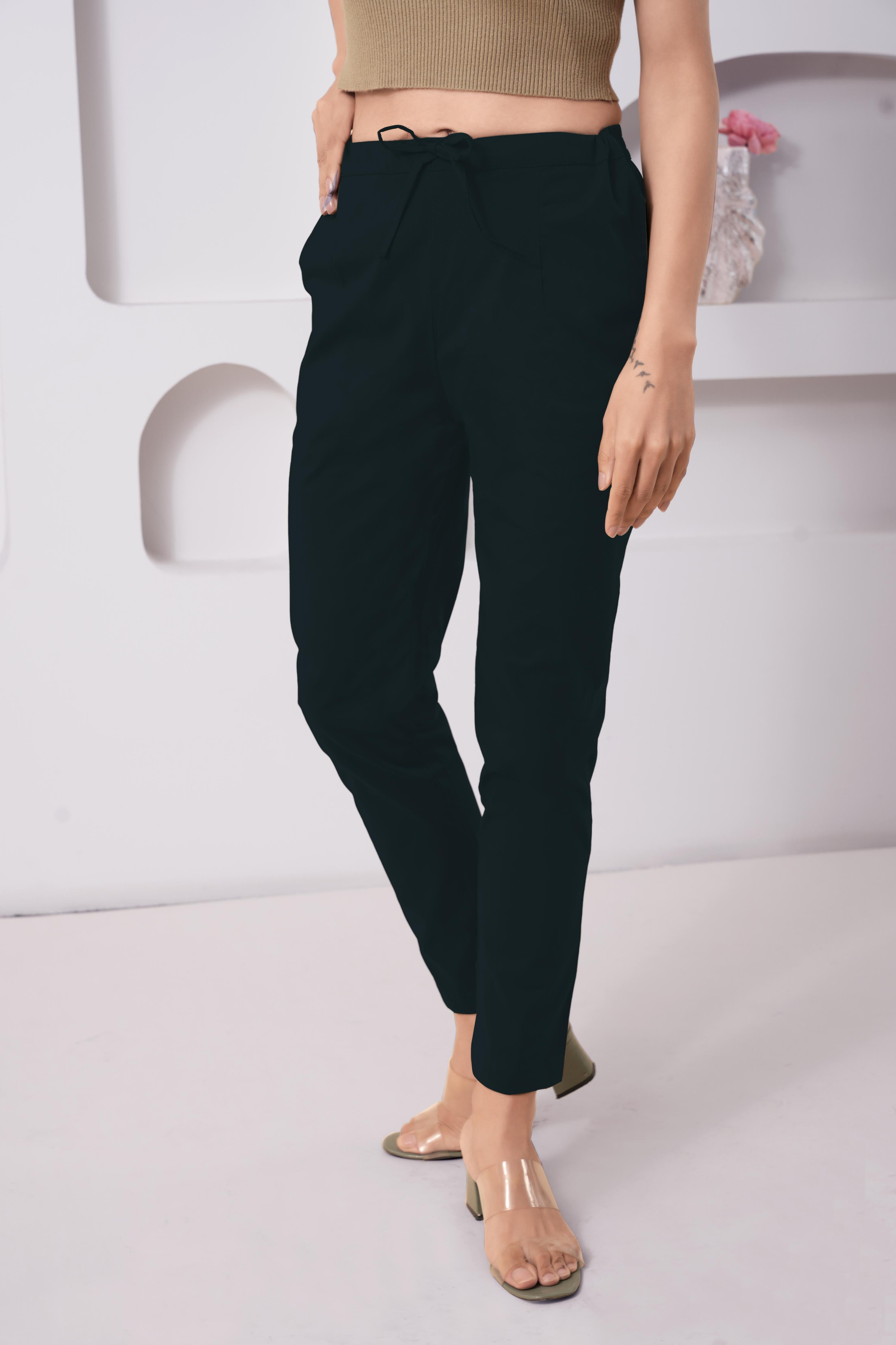 LarQi Dark Green Stretch Pants