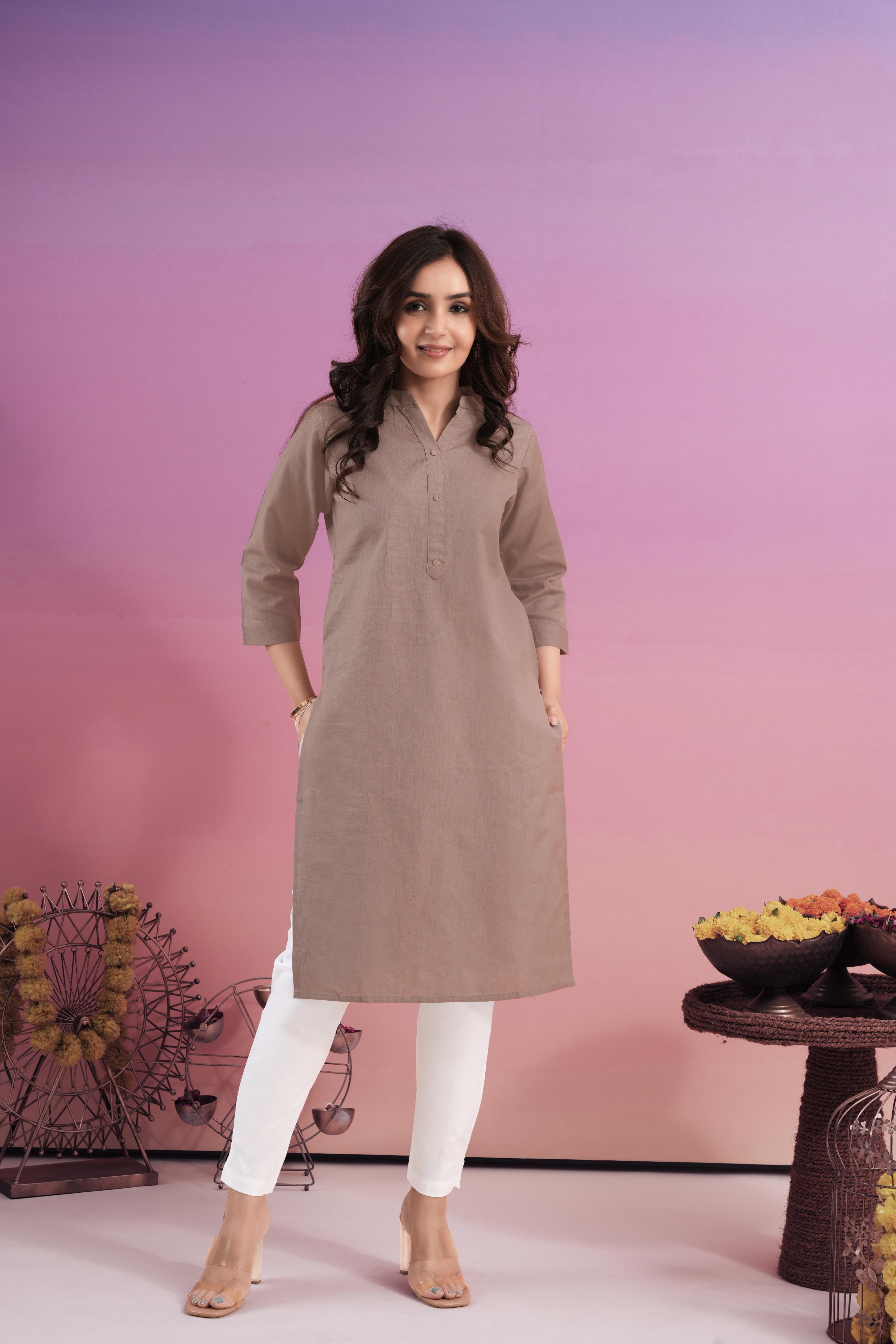 LarQi Fawn Long Kurti