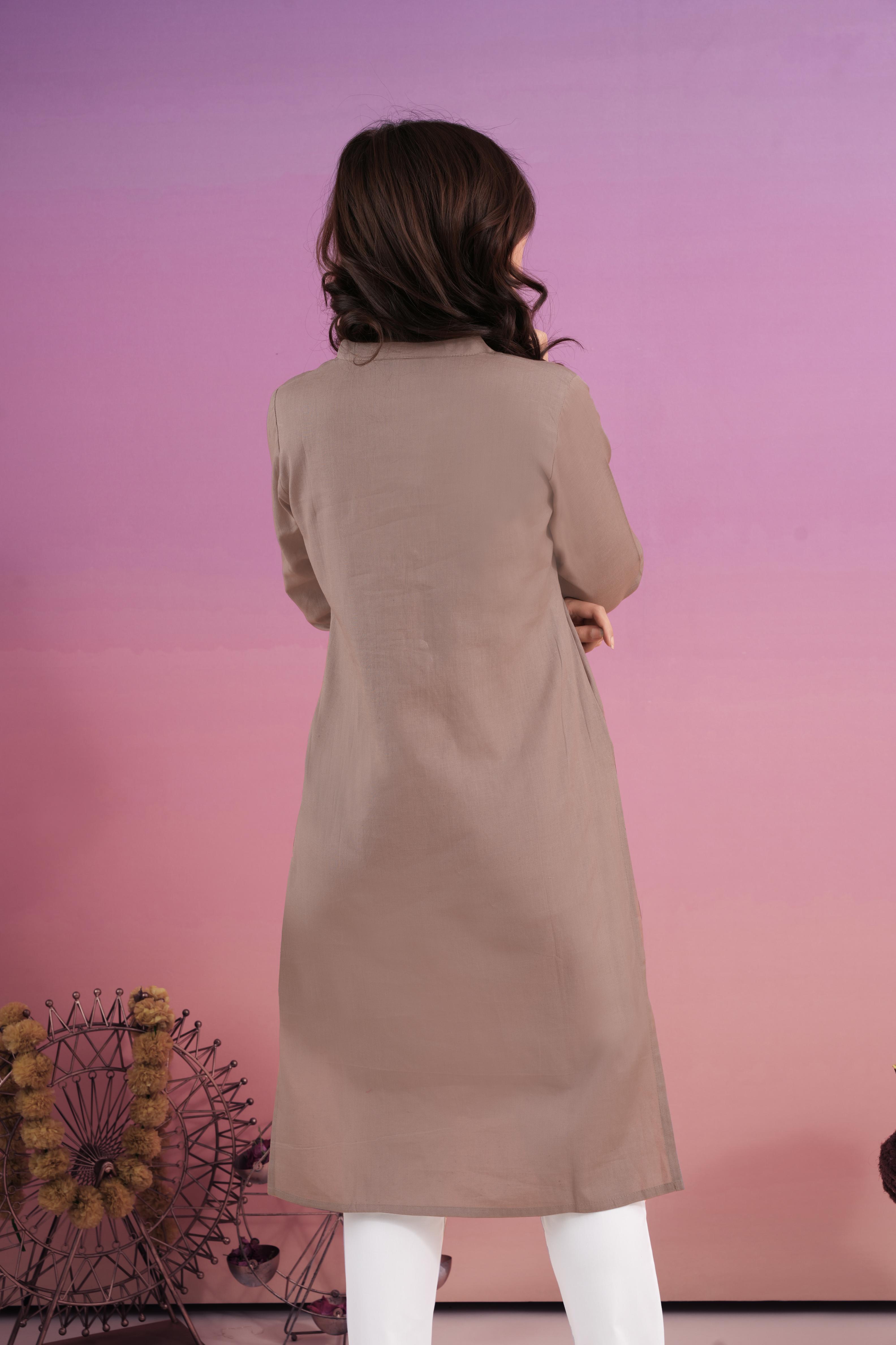 LarQi Fawn Long Kurti