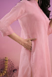 LarQi Light pink Long Kurti